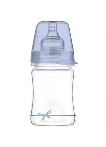 Пляшечка для годування Lovi diamond glass baby shower скляна 150 мл блакитна (268144449)