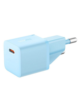 Сетевое зарядное устройство для GaN5 Fast Charger(mini) 1C 20W EU Blue Baseus GaN5 (mini) 1C 20W EU (340278275)