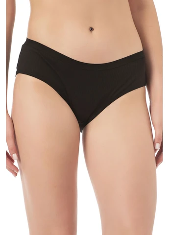 Набір жіночих трусиків Plus Size у рубчик - 3 шт. Nicoletta (393889165)