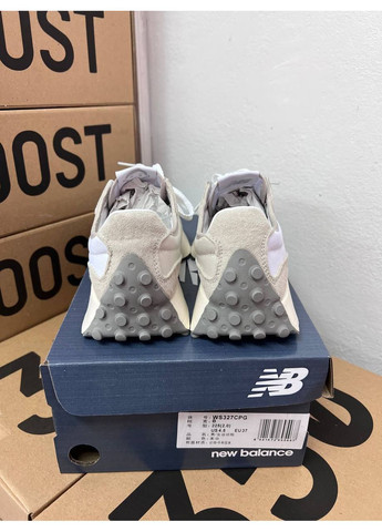 КРОСІВКИ ЖІНОЧІ NEW BALANCE 327 WHITE / GREY BABY НЬЮ БЕЛАНС 327 No Brand сірі демісезони (367176559)