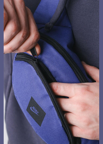 Бананка синяя, лого квадрат черный No Brand (333929701)