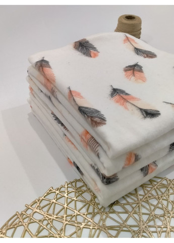 Фланелевые непромокаемые пеленки на трикотажной мембране, размер 38*45 No Brand (370370069)