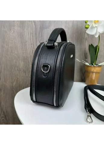 Шкіряний жіночий клатч чорний MDR No Brand (385867027)