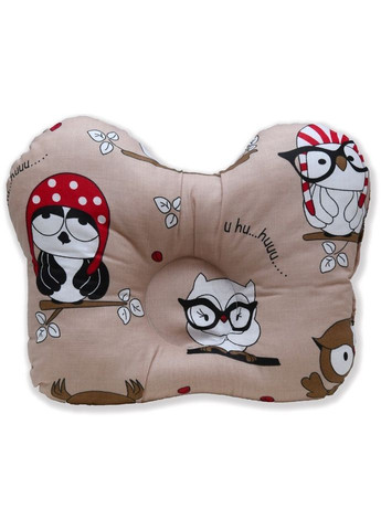 Ортопедична подушка для новонароджених в коробці 28,5х21х7,5см "Метелик" J2302BOX 22x30 см Olvi (372889937)