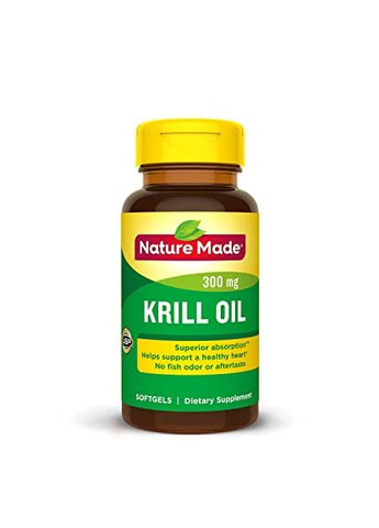 Омега-3 жири в олії криля в гель-капсулах Krill Oil 300 mg, 60 капсул Nature Made (312550898)