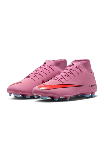 Розовые мужские бутсы superfly 10 club fg/mg розовый Nike
