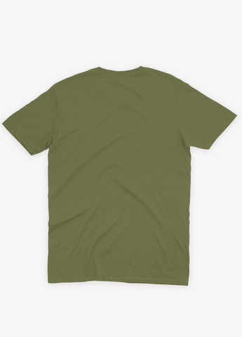 Хаки (оливковая) мужская футболка с принтом супергероя - бэтмен (ts001-1-hgr-006-003-026) Modno