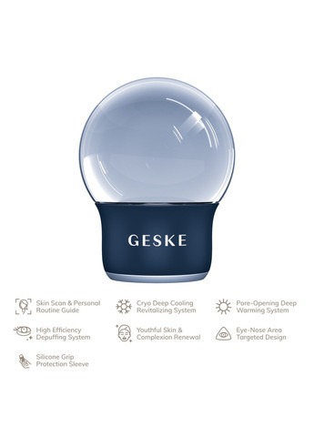 Масажер для обличчя і тіла Cool&Warm Face and Body Massager 7в1 midnight GESKE (341526077)