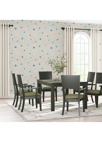 Панель стінова 3D 700х700х4мм Блакитні квіти SW-00001977 Sticker Wall (362094944)