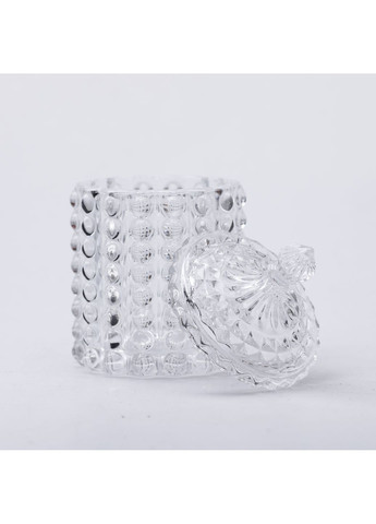 Цукорниця Yiwu з кришталевого скла в східному стилі з кришкою прозора HP-4-105 No Brand (360977752)