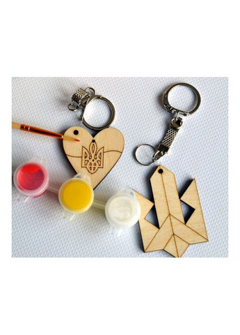 Набір дитячої творчості Розпис по дереву "Брелоки" РД-014 УМНЯШКА (337579927)