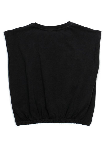 Чорний літній набір дитячого одягу із шортами (9146-140g-black) Smile