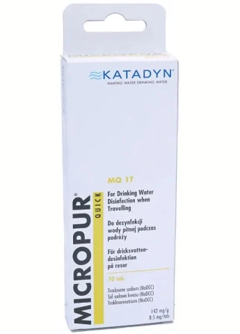 Таблетки для дезинфекции воды Micropur Quick MQ 1T 7x10шт Katadyn (327421020)