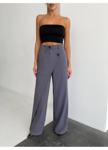 Жіночі брюки палаццо з ефектом запаху MonCher (351554798)