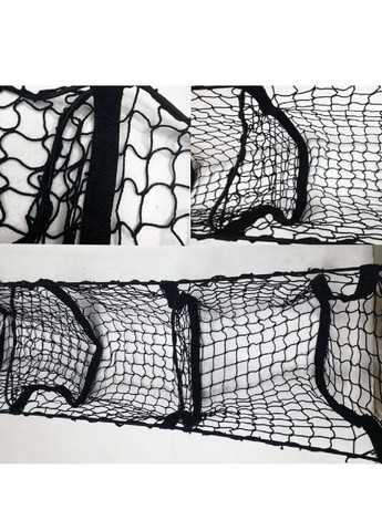 Сетка органайзер держатель в багажник машины автомобиля на 4 ячейки для перевозки мелких предметов 112х30х30 см (479313-Prob) Unbranded (317169972)