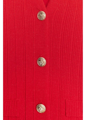 Красный демисезонный кардиган Zara