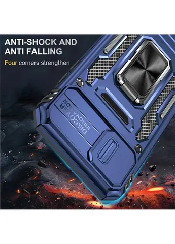Ударостійкий чохол Camshield Army Ring для Apple iPhone X / XS (5.8") Epik (405595189)
