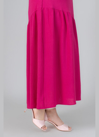 Малинова повсякденний жіноча однотонна сукня прямого силуету all posa (ap101849p) A'll Posa