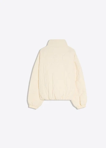 Бежевая демисезонная куртка Bershka