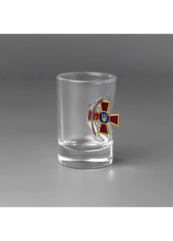 Подарочные стопки для водки с гербом ВСУ 50 мл 6 шт | Подарок военному Handmade 225-001-050 (366889354)