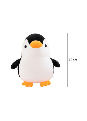 М'яка плюшева іграшка пінгвін 25 см чорний (IY0008_1) No Brand (305772127)