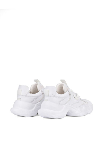 Белые всесезонные женские кроссовки xh1983-212 белая кожа MIRATON