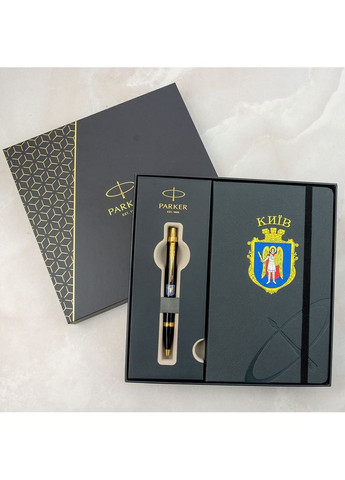 Набір IM 17 CITY Black GT BP кулькова ручка + блокнот 22032b24_C0010u Parker (361448122)