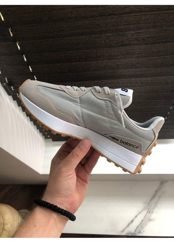 Сірі Осінні кросівки чоловічі new balance 327 ivory grey нью беланс 327 No Brand