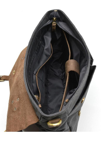 Мужская сумка портфель кожа + парусина RG-3960-4lx от украинского бренда TARWA (298684340)