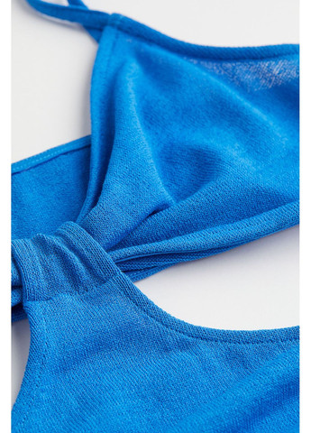 Синя сукня H&M однотонна