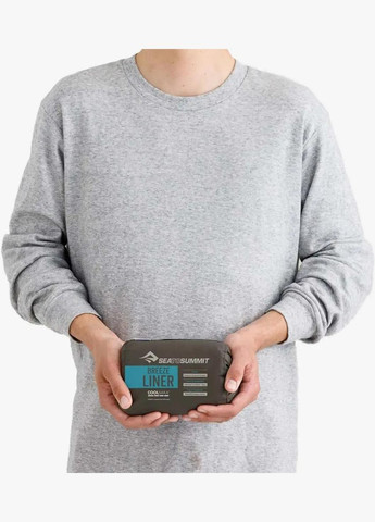 Вкладыш в спальник Breeze Sleeping Bag Liner Mummy Regular Blue Sea To Summit (316435759)