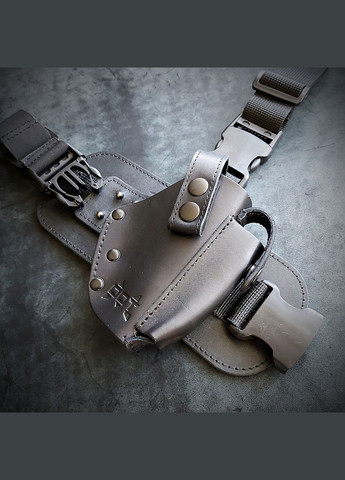 Шкіряна кобура на стегно під ФОРТ 12/17/20 | чорна No Brand (339621598)