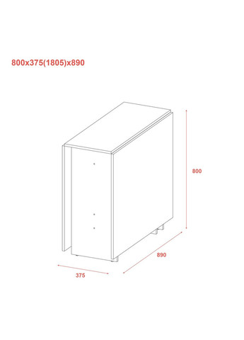 Обідній стіл Торонто Сосна Натті 180х89х80 (DRS-011890) Doros (361999357)