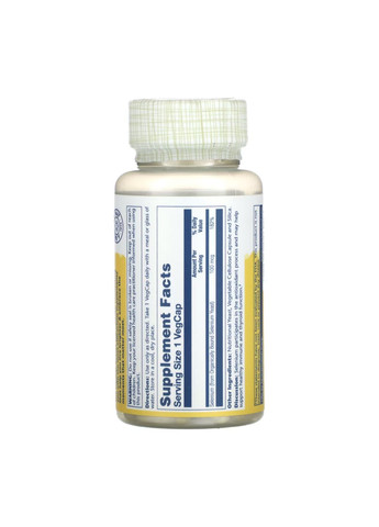 Селен Selenium 100 мкг 100 капсул Solaray (338627540)