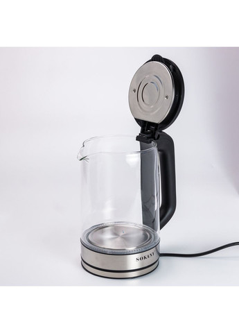 Чайник електричний SK-09013 2.5 літра прозорий Sokany (370974530)