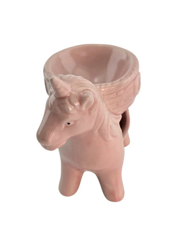 Аромалампа керамическая розовая "Единорог" (11х11х6,5 см) No Brand (365875565)