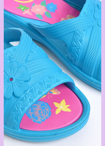 Шльопанці дитячі для дівчинки піна блакитного кольору Let's Shop (295012247)
