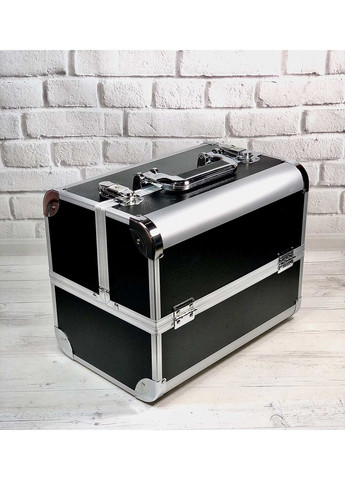 Валіза майстра з 2 висувними полицями Ч03177 (10), чорна гладка YRE (356452569)