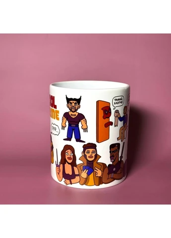 Кружка Deadpool & Wolverine 330 мл No Brand (389577446)