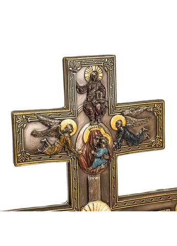 Декоративная статуэтка из полистоуна "Крест с распятием" (54 см) | Символический подарок Handmade 77403A4 (370206508)