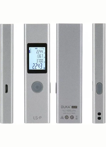 Лазерна рулетка далекомір LS-P 40 м (кнопка) Duka (296487457)