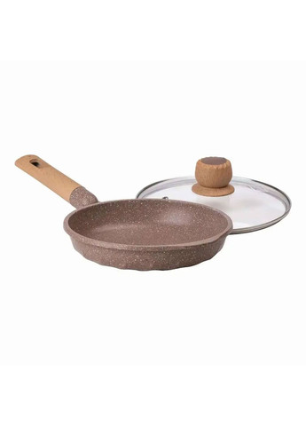 Алюмінієва сковорода 1,4 л, мармурове антипригарне покриття Ø 22 см, бежевий MGC HP-4-422CO Jooki (358705929)