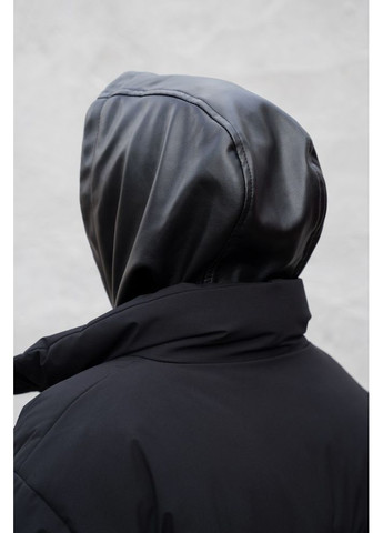 Теплая шапка капюшон кожаный копор на флисе Mathilda Black Woman Without (365254487)