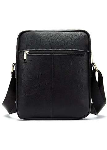 Сумка чоловіча з натуральної шкіри через плече Vintage з потайними кишенями чорна (sku_14649) No Brand (328922041)