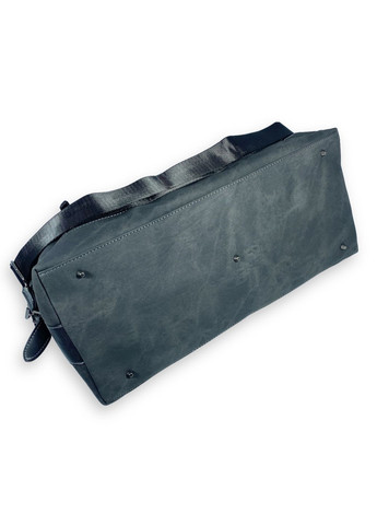 Дорожня сумка з екошкіри 2 відділи внутрішні кишені з"ємний ремінь розмір: 50*30*20 см чорна Filippini (285814818)