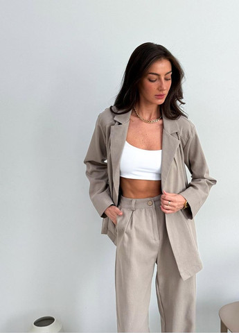 Женские брюки палаццо из хлопка и льна (ak37416p) Art Knit (334892820)