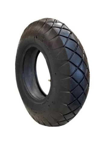 Покрышка для колеса (4х8, 400 мм, 80 мм) усиленная 4PR черная без камеры (24395) BLUETOOLS (306823307)