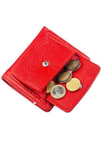 Женский кошелек из натуральной кожи с монетницей 18923 Красный st leather (306881319)
