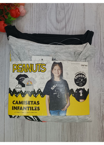 Комбінована літня футболка для дівчинки набір 2 шт Pepperts