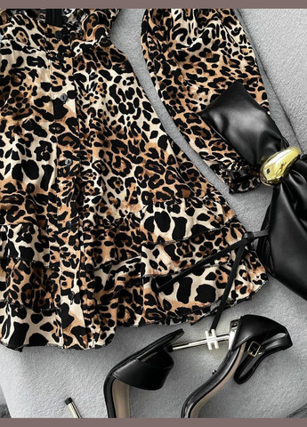 Світло-коричнева сукня з турецького натурального штабелю. легка літня сукня No Brand